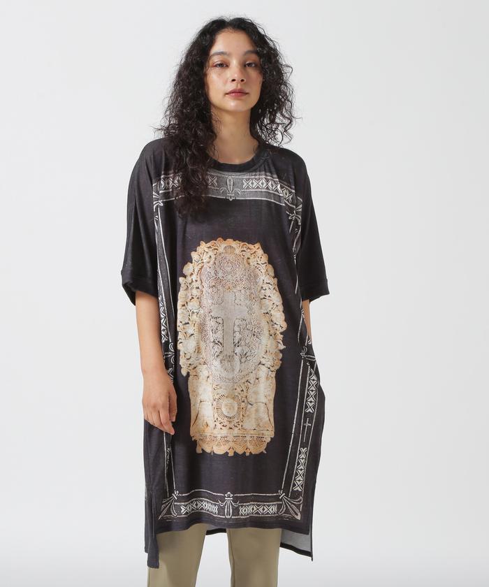 share spirit ブラックレースカットソー　半袖 share spirit ブラックレースカットソー 半袖 share spirit