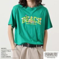  PEANUTS/ピーナッツ PEANUTS スヌーピー Tシャツ 半袖 プリント SNOOPY PEANUTS LL Lオレンジ/506054255