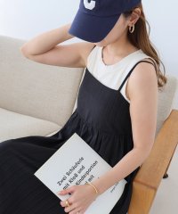 and　Me.../アンドミー andme ドビー織り ギャザー キャミ ワンピース/506054333