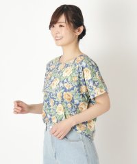  LAURA ASHLEY/【母の日GIFTおすすめ】ワイルド ローズ柄Tシャツ/506055293