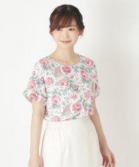  LAURA ASHLEY/【母の日GIFTおすすめ】ワイルド ローズ柄Tシャツ/506055293