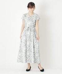  LAURA ASHLEY/【コットン100％/洗える】ヘレッド ブルームス柄ワンピース/506055297