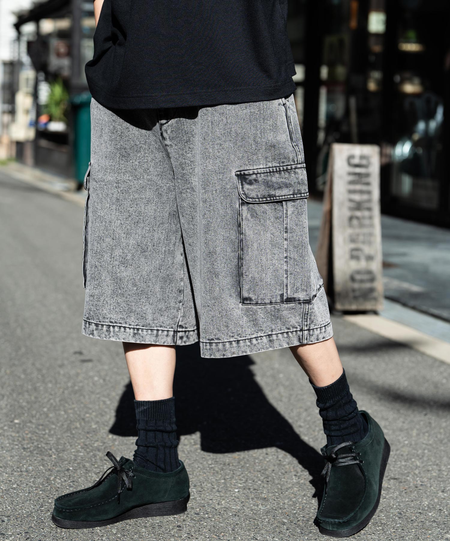 クーポン】ロッキーモンロー Rocky Monroe カーゴパンツ デニム