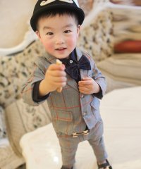 TeddyShop/テディショップ Teddyshop キッズ セットアップスーツ チェック柄ジャケット+パンツ 上下2点セット/506055603