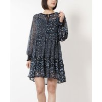 Desigual/花柄 シフォン ショートワンピース/505805618