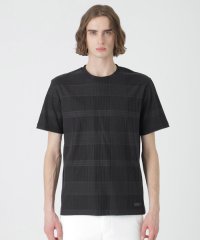 BLACK LABEL CRESTBRIDGE/ハリヌキシャドーチェックTシャツ/505860394