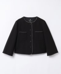 LANVIN COLLECTION/ノーカラードビーストレッチジャケット/505968318