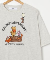 DISNEY/【DISNEY/ディズニー】天竺 総刺繍半袖BIG Tシャツ（ミッキー・プーさん）/506047839