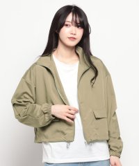 STYLEBLOCK/スタイルブロック STYLEBLOCK 裾ドローコードクロップド丈ブルゾン/506051433