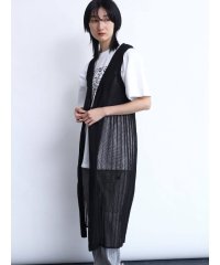 LASUD/ラシュッド LASUD メッシュロングジレ/506056417