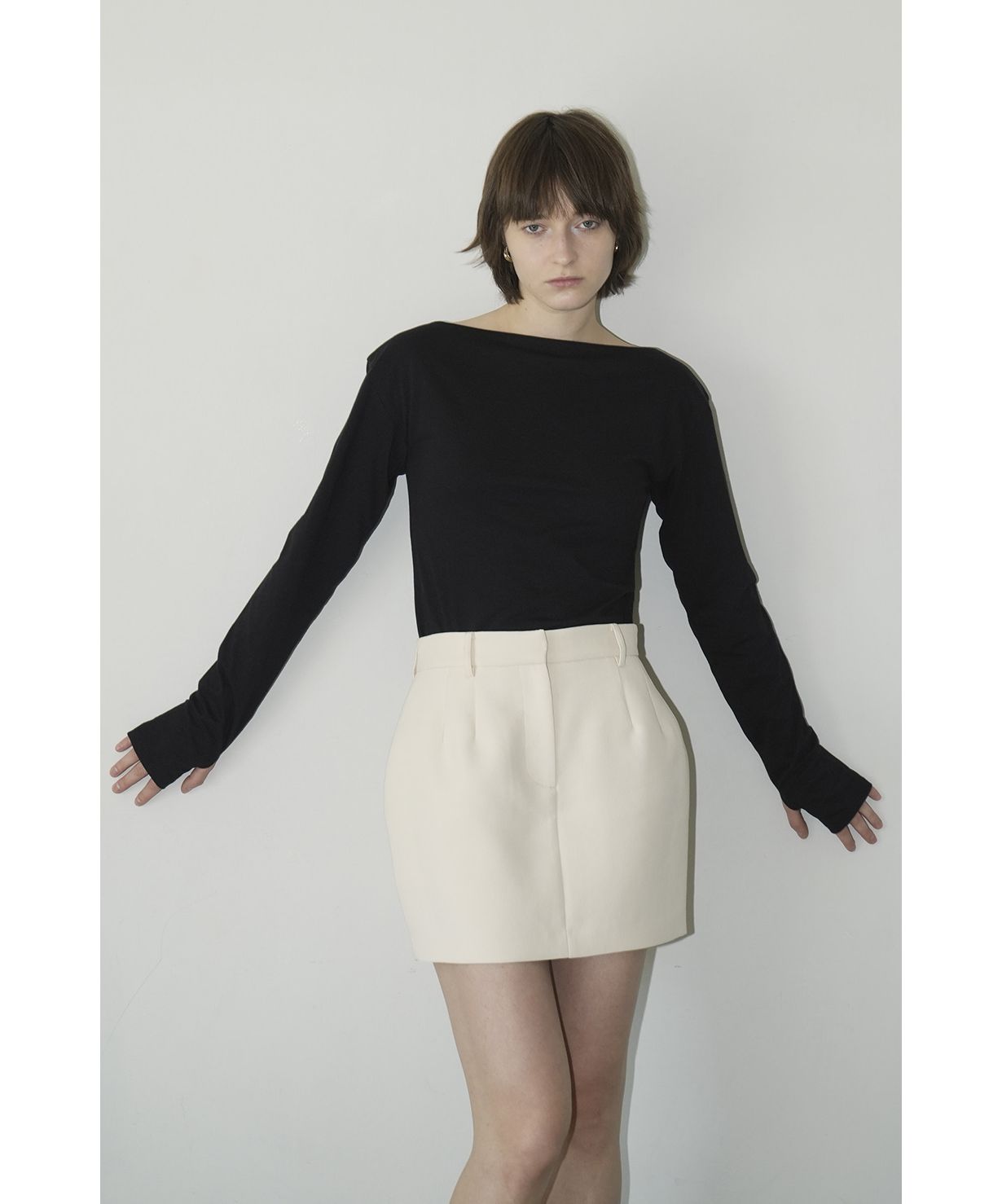 ARRANGE BOAT NECK TOPS(506057447) | クラネ(CLANE) - d fashion