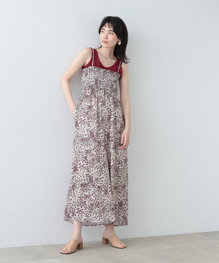 オールインワン・サロペット Joseph Silky Vichy Danube Silk Dress Silky Vichy Danube Dress - White | JOSEPH JP