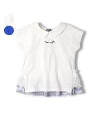 moujonjon/【子供服】 moujonjon (ムージョンジョン) フリル衿付き半袖チュニックTシャツ 80cm～140cm M42812/506058251