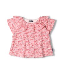 moujonjon/【子供服】 moujonjon (ムージョンジョン) 花柄プリントフリル半袖Tシャツ 80cm～140cm M42813/506058252