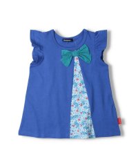 moujonjon/【子供服】 moujonjon (ムージョンジョン)花柄切替半袖チュニックTシャツ80cm～140cm M42817/506058254