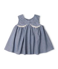 Crescent/【子供服】 crescent (クレセント) レース付きダンガリーチュニック 80cm～130cm N42200/506058257