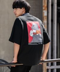 Rocky Monroe/KANGOL カンゴール Tシャツ 半袖 バックプリント メンズ レディース カットソー イラスト オーバーサイズ ビッグシルエット リラックス ゆったり クル/506058318