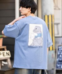 Rocky Monroe/KANGOL カンゴール Tシャツ 半袖 バックプリント メンズ レディース カットソー イラスト オーバーサイズ ビッグシルエット リラックス ゆったり クル/506058318