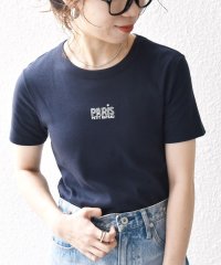 SHIPS any WOMEN/【SHIPS any別注】PETIT BATEAU:〈洗濯機可能〉PARIS プリント コンパクト TEE/506058421