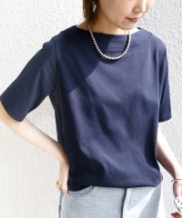 SHIPS WOMEN/《一部予約》* 〈ネックが選べる2サイズ展開〉オーガニックコットン バリエーションネック TEE ◆/505379443