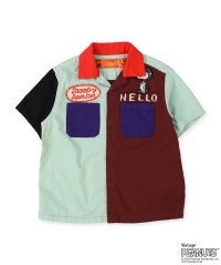 DENIM DUNGAREE/デニムダンガリー DENIM DUNGAREE ツイル SNOOPY シャツ/505836385