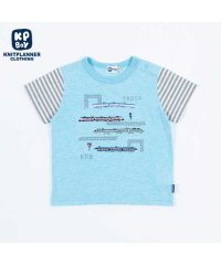 KP BOY/KPBOY(ケーピーボーイ)デザートコットン天竺の電車Tシャツ(80～90)/505920633