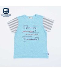 KP BOY/KPBOY(ケーピーボーイ)デザートコットン天竺の電車Tシャツ(100～130)/505920698