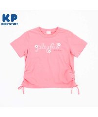 KP/KP(ケーピー)花レース付きロゴ刺?の半袖Tシャツ(140～160)/505921135