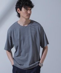 nano・universe/Anti Soaked(R)  汗染み防止 ピンボーダークルーネックTシャツ/505923013