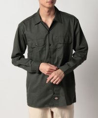 Dickies/【Dickies / ディッキーズ】SHIRTS LSFQ シャツ 羽織 長袖 ロングスリーブ ワークシャツ ロゴ　ワンポイント 574/506006261