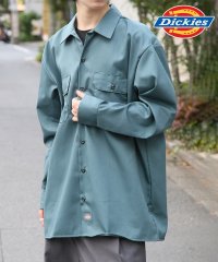 Dickies/【Dickies / ディッキーズ】SHIRTS LSFQ シャツ 羽織 長袖 ロングスリーブ ワークシャツ ロゴ　ワンポイント 574/506006261