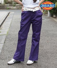 Dickies/ディッキーズ Dickies フレアシルエットですっきり見え◎【Dickies / ディッキーズ】センタープレス フレアパンツ ワークパンツ ベルボトム バック/506006276