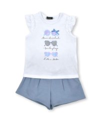 BeBe/サングラスプリントTシャツ+ショートパンツセット(80~90cm)/506027580