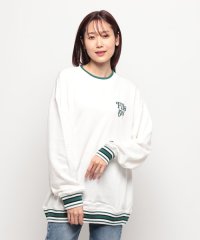 FILA/ラインリブデザインロゴ プルオーバー/506048118