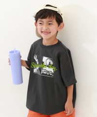 devirock/デビラボ スーパーBIGシルエット プリント半袖Tシャツ 子供服 キッズ 男の子 女の子 トップス 半袖Tシャツ Tシャツ /506053043