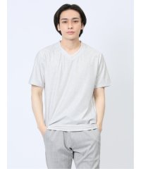 m.f.editorial/メッシュ 転写プリントフェイククルーネック半袖Tシャツ メンズ Tシャツ カットソー カジュアル インナー トップス ギフト プレゼント/506057190