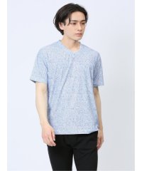 m.f.editorial/メッシュ 転写プリントフェイクVネック半袖Tシャツ/506057190