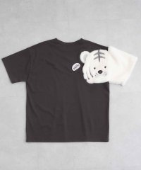 OLIVE des OLIVE/片袖覗見キャラT　トップス　Tシャツ　春/506058787