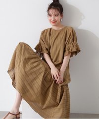 N Natural Beauty Basic/ドビーストライプティアードワンピース/506059763