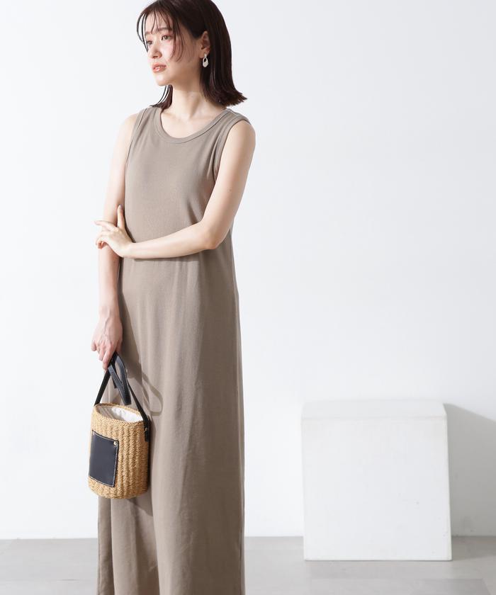 Dolce & Gabbana☆ノースリーブ オフィス ワンピース DOLCE&GABBANA - ドルチェアンドガッバーナ I6764Z ﾌﾞﾗｯｸ×ﾎﾜｲﾄ