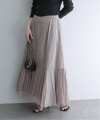 La Totalite/【MARILYN MOON/マリリンムーン】sheer starched cotton skirt/506060278