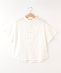 SHOO・LA・RUE(Kids) /【110－140cm】フレンチリネンブレンド 半袖シャツ/506060344