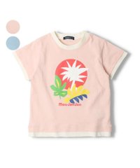 moujonjon/【子供服】 moujonjon (ムージョンジョン) ヤシの木柄ウォーターチェンジ半袖Tシャツ 80cm～140cm M32819/506060490