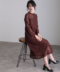 PourVous/プールヴー PourVous 結婚式パーティードレスシャツスタイルロング&袖ありセレモニーフォーマル フォーマル ワンピース パーティードレス 20代 30代 /506060530