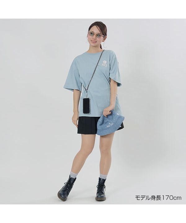 マリークワント MARY QUANT ヘビーコットンMQロゴビッグ Tシャツ マリークワント MARY QUANT ヘビーコットンMQロゴビッグ Tシャツ