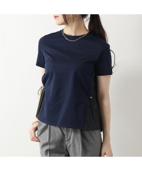Tシャツ・カットソー HERNO SS25 TAFFETA TEE SHIRT (JG000224D 52006 3208) セール】ヘルノ HERNO HERNO Tシャツ JG000224D 52006 プリーツ