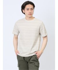 TAKA-Q/メッシュ 裏ボーダー クルーネック半袖Tシャツ メンズ Tシャツ カットソー カジュアル インナー トップス ギフト プレゼント/506061247