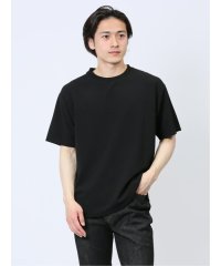TAKA-Q/ふくれストライプ クルーネック半袖Tシャツ/506061248