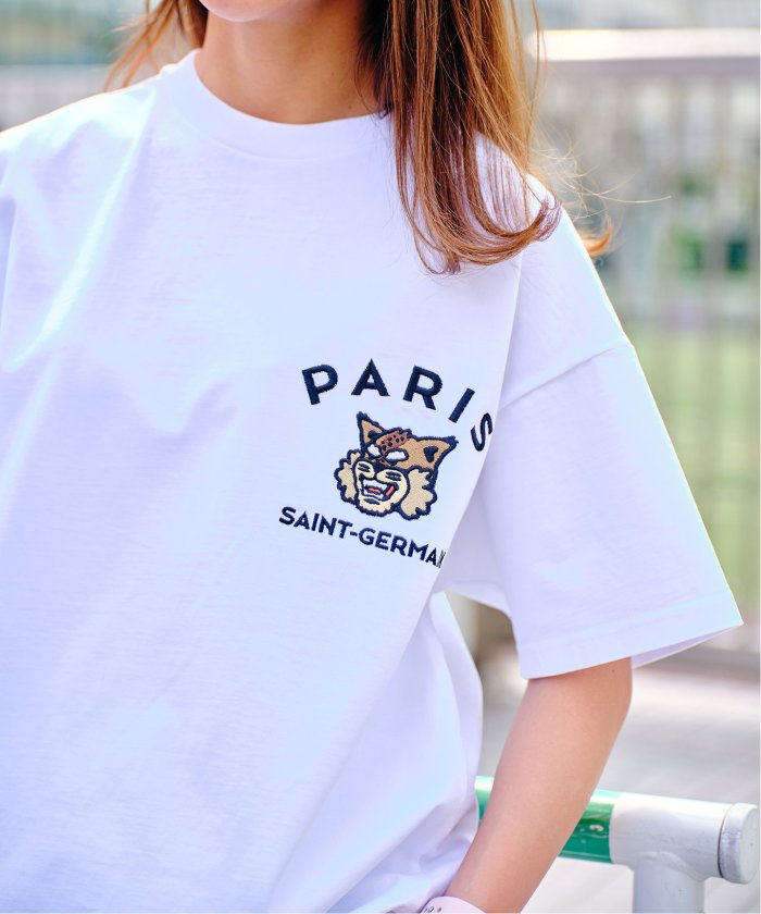 【現地購入】Paris Saint-German 背面大ロゴシャツ Paris Saint－Germain】カレッジロゴ刺しゅう Tシャツ(506061413
