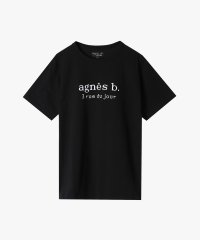 アニエスベー　ファム/【ユニセックス】SEQ9 “3 rue du jour”ロゴTシャツ/505971384